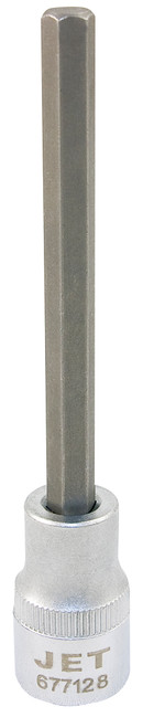 1/4" Drive x 1/8" S2 Steel 4" Long Hex Bit Socket 677021