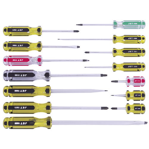 14 Pc. Jumbo Handle Screw Driver Set 720507