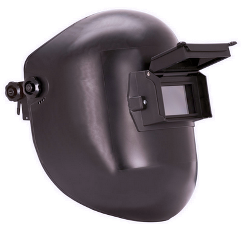 Jackson® 280PL Series Flip Front 2 x 4¼" Lens Welding Helmet - Hard Hat Slot Adaptor - Black  14302