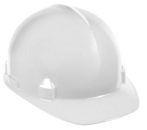 Jackson® SC-6 Series Premium Front Brim Slotted Hard Hat - 370 Speed Dial® Headgear - Non-Vented - White  14834 Jackson® SC-6 Series Premium Front Brim Slotted Hard Hat - 370 Speed Dial® Headgear - Non-Vented - White  14834