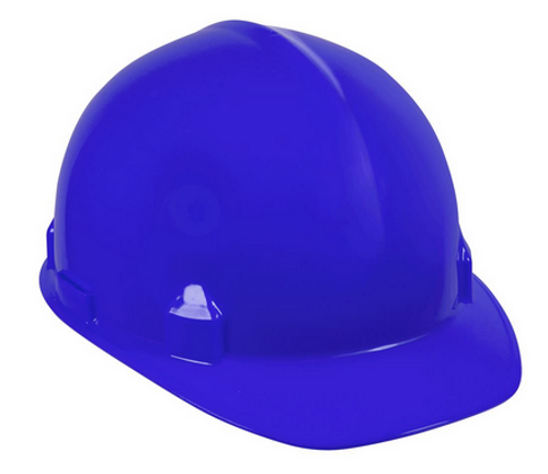 Jackson® SC-6 Series Premium Front Brim Slotted Hard Hat - 370 Speed Dial® Headgear - Non-Vented - Blue  14838 Jackson® SC-6 Series Premium Front Brim Slotted Hard Hat - 370 Speed Dial® Headgear - Non-Vented - Blue  14838