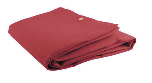 Wilson® 17 oz. Silicone Coated Fibreglass Welding Blanket - Dark Red - 6' x 6'  36056