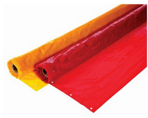 Wilson® Transparent Vinyl Welding Curtain Roll - Gold - 72" x 72'  36331