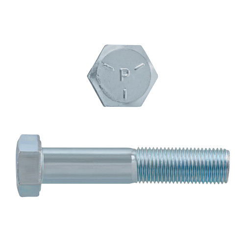 5/8"-11 x 4" UNC Grade 5 Zinc Plated Hex Head Cap Screw 90 Pc.   B075-683