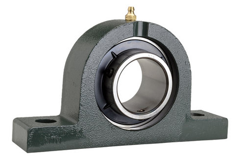 80mm Cast Steel Two Bolt Pillow Block w/Wide Set Screw Insert Bearing - Standard Duty  UCPG216G-8D1-802#02