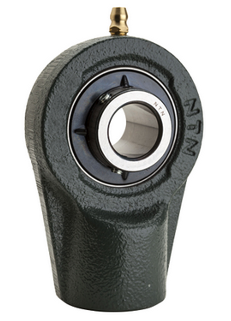 1-1/8" Cast Iron Hanger Bearing Block w/Wide Eccentric Locking Collar Insert Bearing - Standard Duty  UELHB208-108D1