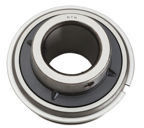 40mm Cylindrical Insert Wide Set Screw Ball Bearing - Ring Groove Only  UCS208LN