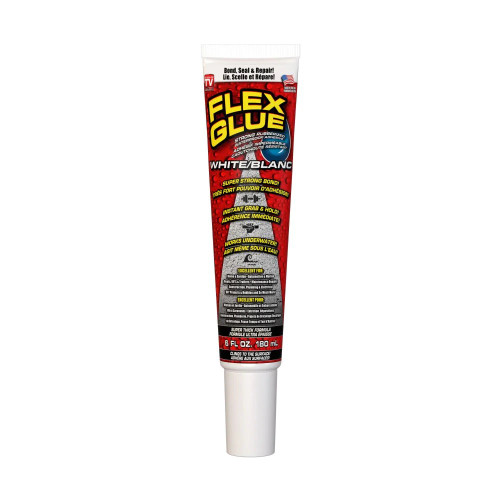 Flex Seal® White Rubberized Waterproof Adhesive 6oz Tube   GFSTANC06