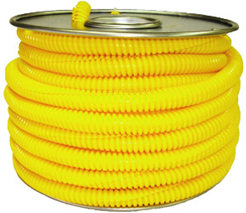 .250" x 50' Yellow Polyethylene Convoluted Split Loom  5140-7-B