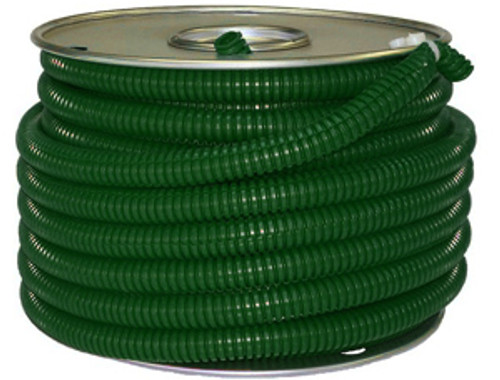 3/8" x 50' Green Polyethylene Convoluted Split Loom  5141-3-B