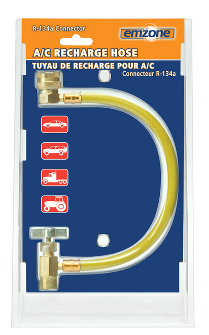 13" Brass Valved Recharge Hose  45713