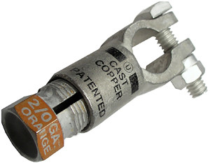 1/0 AWG Copper Universal Top Post Compression Nut Battery Terminal  704-BP