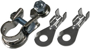 Tin Plated Brass Universal Battery Terminal w/Ring Connectors  896-11