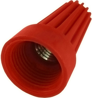 25 Pc. 600V Red Wire Cap  1605-CS