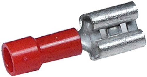 1000 Pc. 22-18 AWG .250" Vinyl Insulated Female Spade Connector  1755-M