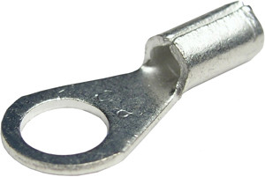 50 Pc. 16-14 AWG #8 Non-Insulated Brazed Seam Ring Connector  2704-15