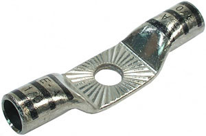 1/0 AWG 3/8" H/D Stackable Butt Splice Ring Connector  3811-11