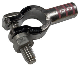 5 Pc. 2-1 AWG Copper Negative Straight Barrel Battery Terminal  5207-PK