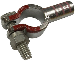 2-1 AWG Copper Positive Straight Barrel Battery Terminal  5208-11