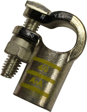 5 Pc. 4/0 AWG Copper Negative Left Elbow Battery Terminal  5255-34