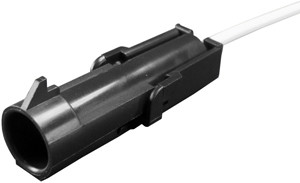 1 Cavity Weather Pack Shroud Pigtail  5695-BP