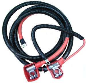 2/0 AWG @ 9.6' Black & Red Ford "F" Series Diesel Dual Battery Cable Set  6149-31