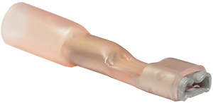 5 Pc. 20-18 AWG .250" Polyolefin Fully Insulated "Solder-Shrink" Female Spade Connector  6765-BP