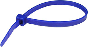 100 Pc. 4" 18 lb. Blue Standard Cable Tie  7063-1-C