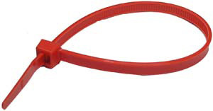 100 Pc. 7.5" 50 lb. Red Standard Cable Tie  7066-5-C