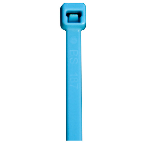 100 Pc. 7.6" 50 lb. Ice Blue -40°C Low Temperature Cable Tie  7395-36
