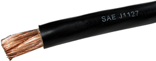 4 AWG @ 1000' Black PVC Insulated Battery/Starter Cable  8104-M