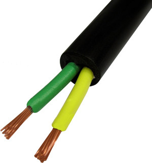 14/2 AWG @ 50' Black PVC Jacketed Multi-Conductor Trailer Cable  8161-25