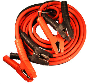 1 AWG 800A @ 16' Red & Black PVC Insulated Booster Cable Set  8180J-E
