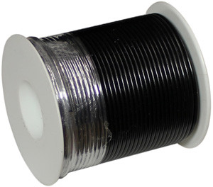 24 AWG @ 25' Black Primary / Hook Up Wire  8824-0-PK
