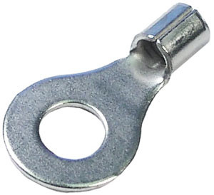 50 Pc.12-10 AWG .250" Non-Insulated High Temperature Ring Connector  9306-15