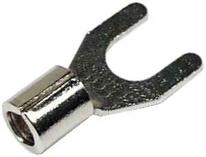 100 Pc.12-10 AWG #10 Non-Insulated High Temperature Fork Connector  9325-CS