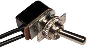 SPST Pre-Wired Metal Bat Handle On-Off Switch  9446-BP