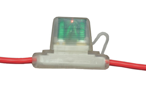 8 AWG @ 60A Transparent Max Blade In-Line Fuse Holder w/Sealing Cap  9906-11