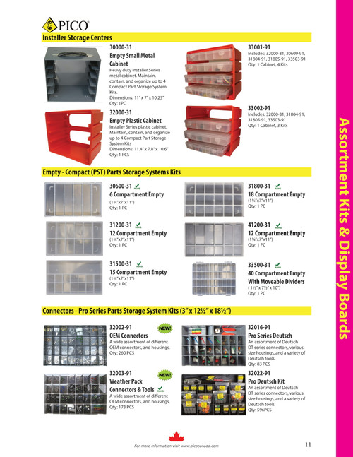 12 Compartment Empty Kit  31200-31