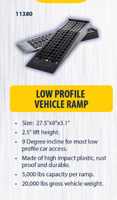 Low Profile Vehicle Ramp  11380