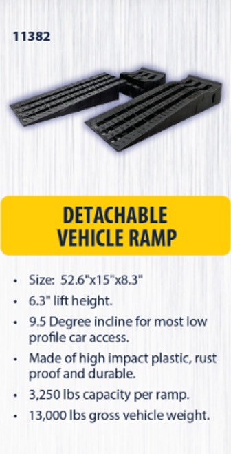 Detachable Vehicle Ramp  11382