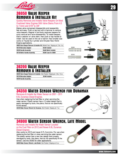 Case for Valve Keeper Remover & Installer Kit (36050)   36290