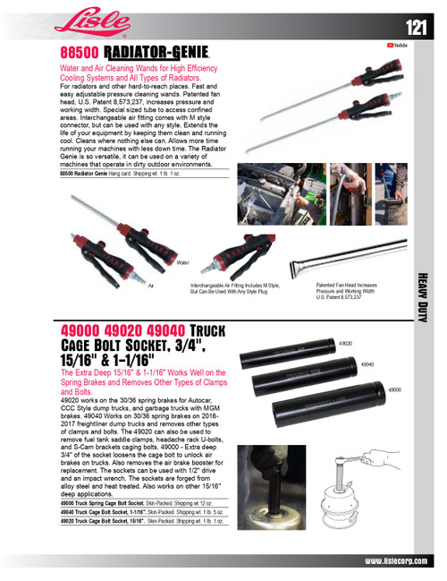 1/2" Drive x 1-1/16" 6 Point Extra Deep Truck Cage Bolt Socket   49040