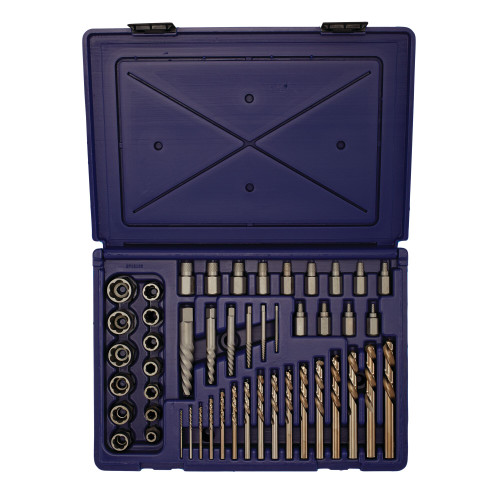 48 Pc. Screw Extractor/Drill Bit Set   3101010