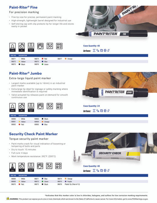 12 Pc. Pro-Line® Fine Point Paint Marker - Black   96873