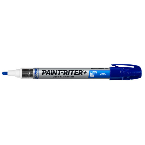 24 Pc. Paint-Riter®+ Safety Colors Liquid Paint Marker - Blue   97275