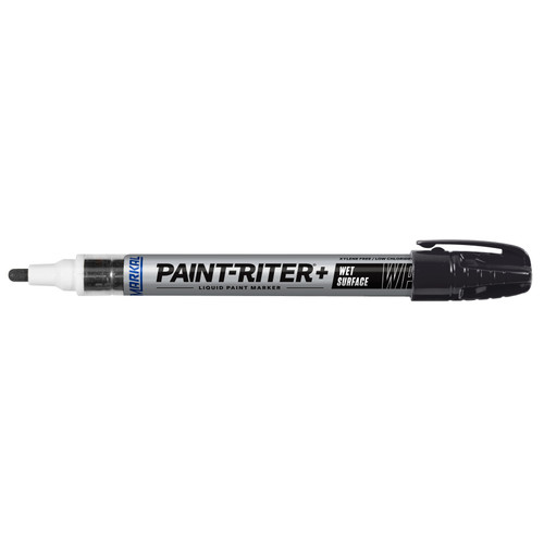 12 Pc. Paint-Riter®+ Wet Surface Liquid Paint Marker - Black   96933