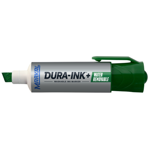 12 Pc. DURA-INK®+ Water Removable Washable Ink Marker - Green   96303