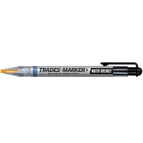 24 Pc. Trades-Marker®+ Water Soluble Mechanical Grease Pencil - Yellow   96171