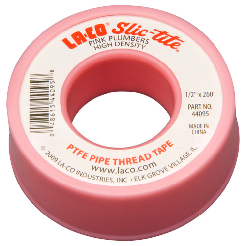 Slic-Tite® 1/2 x 260" Pink Teflon Tape   44095